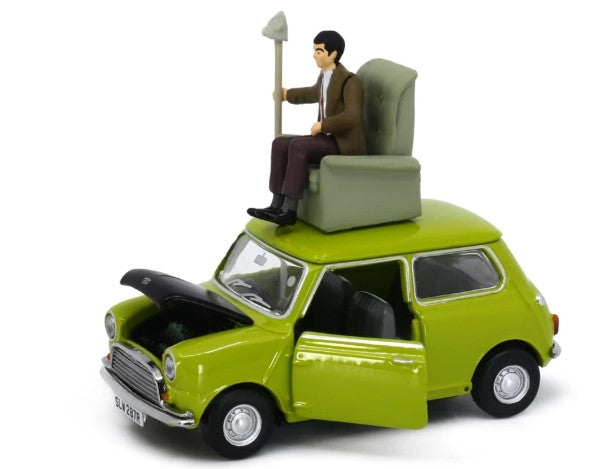 Mr Bean's MINI Set (Model Car+Sofa+Figure) - 1:50 Scale