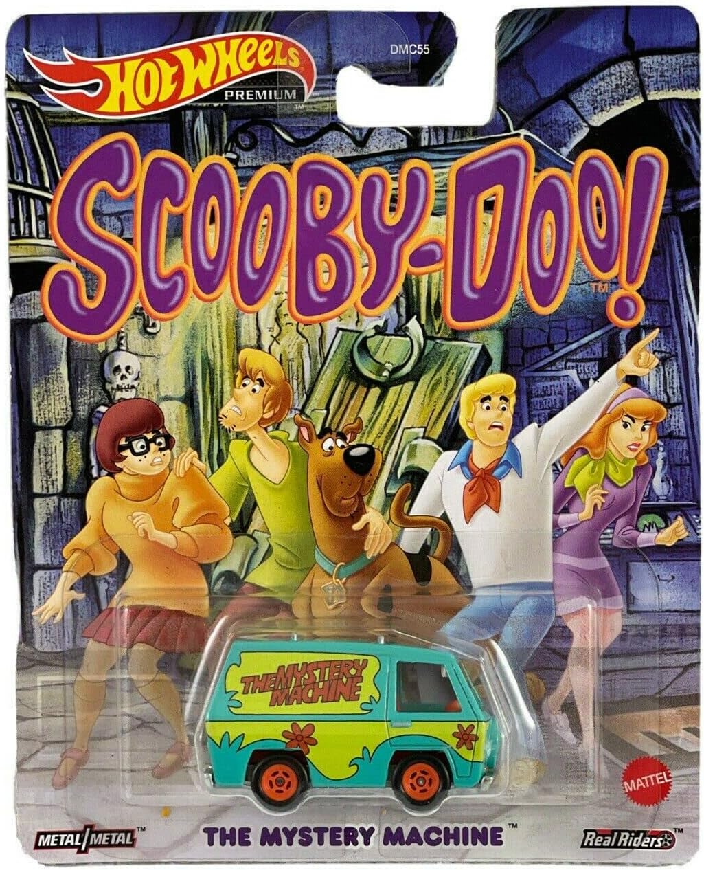 Scooby Doo Mystery Machine 1:64 Diecast Premium 2022 Hot Wheels Real Riders