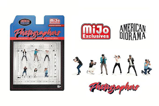 American Diorama Mijo Figure Photographers Photographer Set 6 Figures