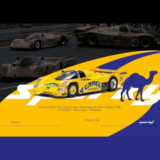 Sparky Porsche 962C Team Camel Brun Motorsport #4 24h Le Mans 1988