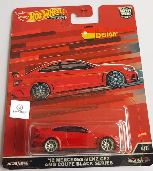 Hot Wheels '12 Mercedes-Benz C63 AMG Coupe Black Series - Premium