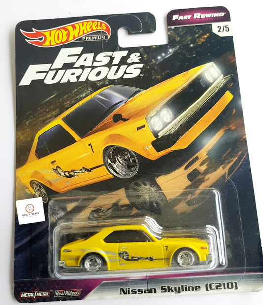 Hot Wheels Fast & Furious Nissan Skyline - Real Riders