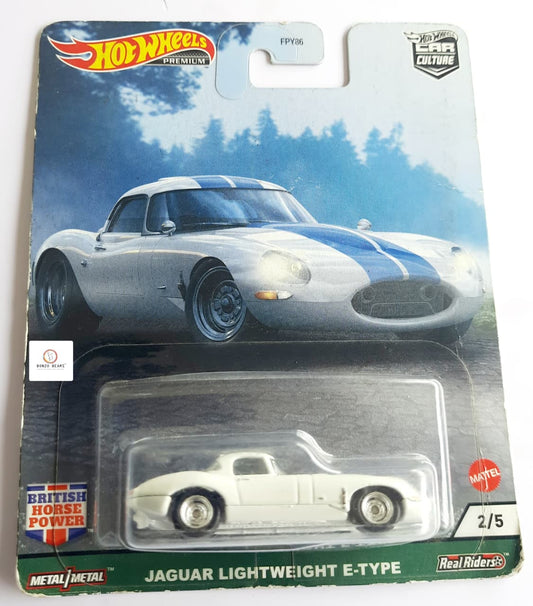 Hot Wheels Jaguar Lightweight E-Type - Hot Wheels Premium