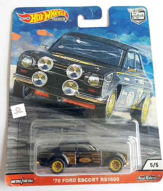 70 Ford Escort RS1600 - Hot Wheels  Premium- Car Culture