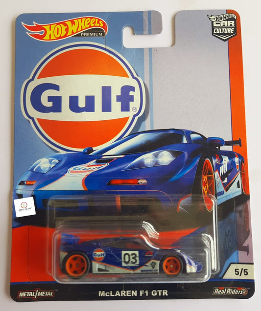 McLaren F1 GTR  - Gulf -Hot Wheels  Premium Car Culture