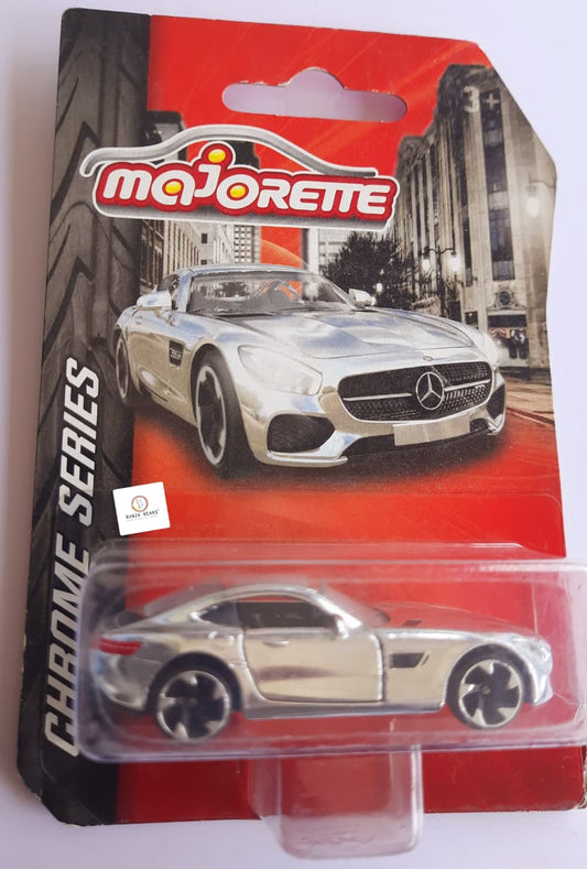 Limited edition Majorette Chrome car series Mercedes AMG GT