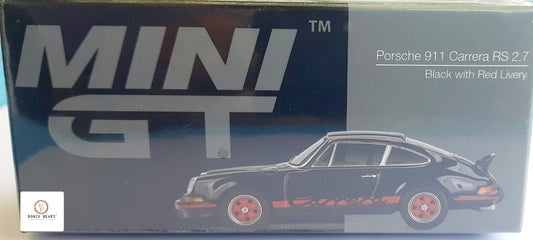 Porsche 911 Carrera RS 2.7 Black with Red Livery