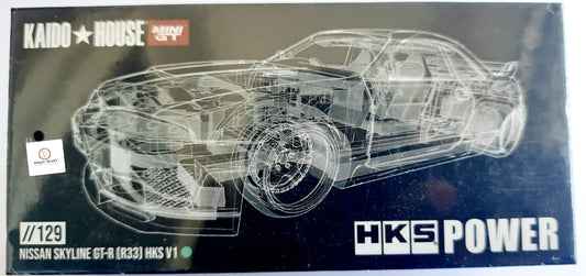 Kaido GT Nissan Skyline GT-R (R33) HKS V1 - MiniGT