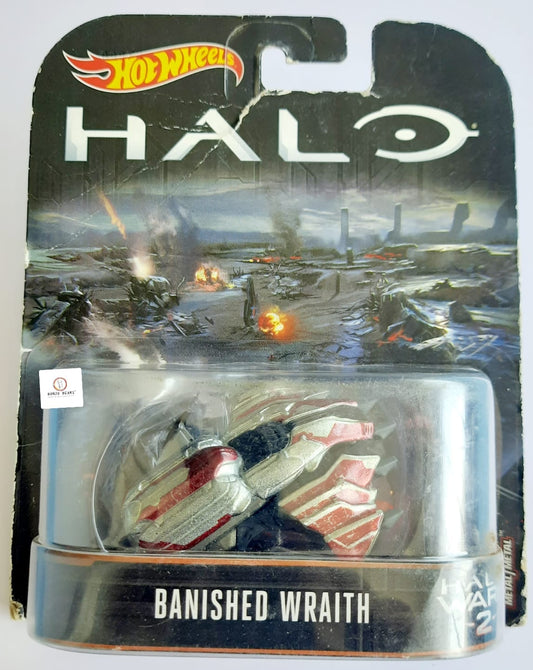 Halo Banished Wraith  - Hot Wheels  Retro Entertainment card