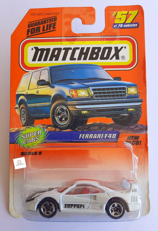 Matchbox Ferrari F40 - White
