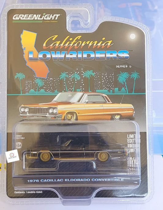 1976 Cadillac Eldorado Convertible - Greenlight California Lowriders