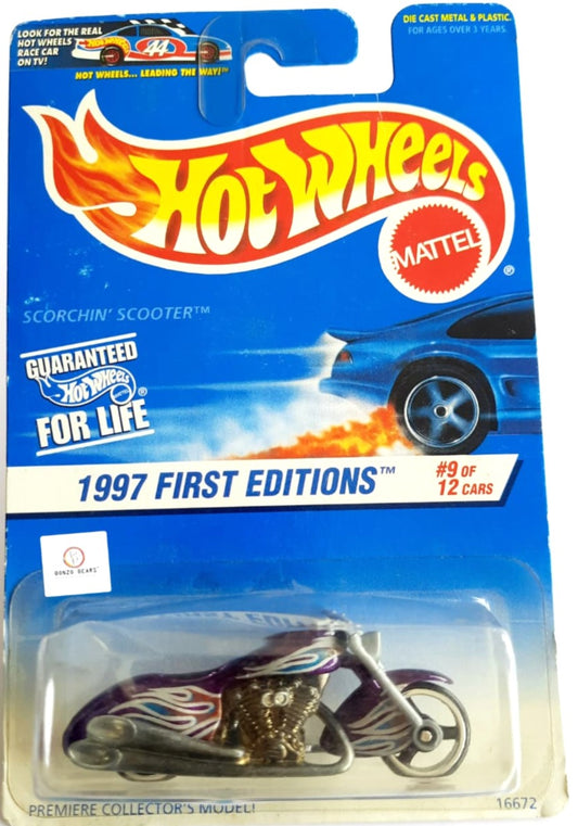 Premiere Collectors model - Scorchin Scooter Hot Wheels 1997 First Editions